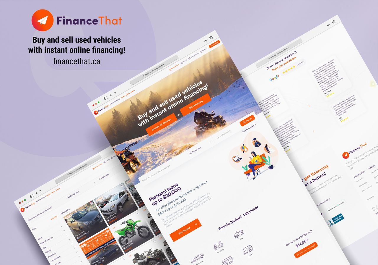 FinanceThat — Vehicle Marketplace — image 1