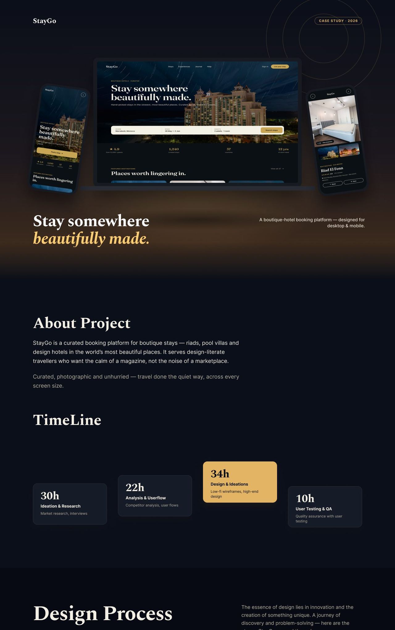 StayGo — Boutique-Hotel Booking Platform — image 1