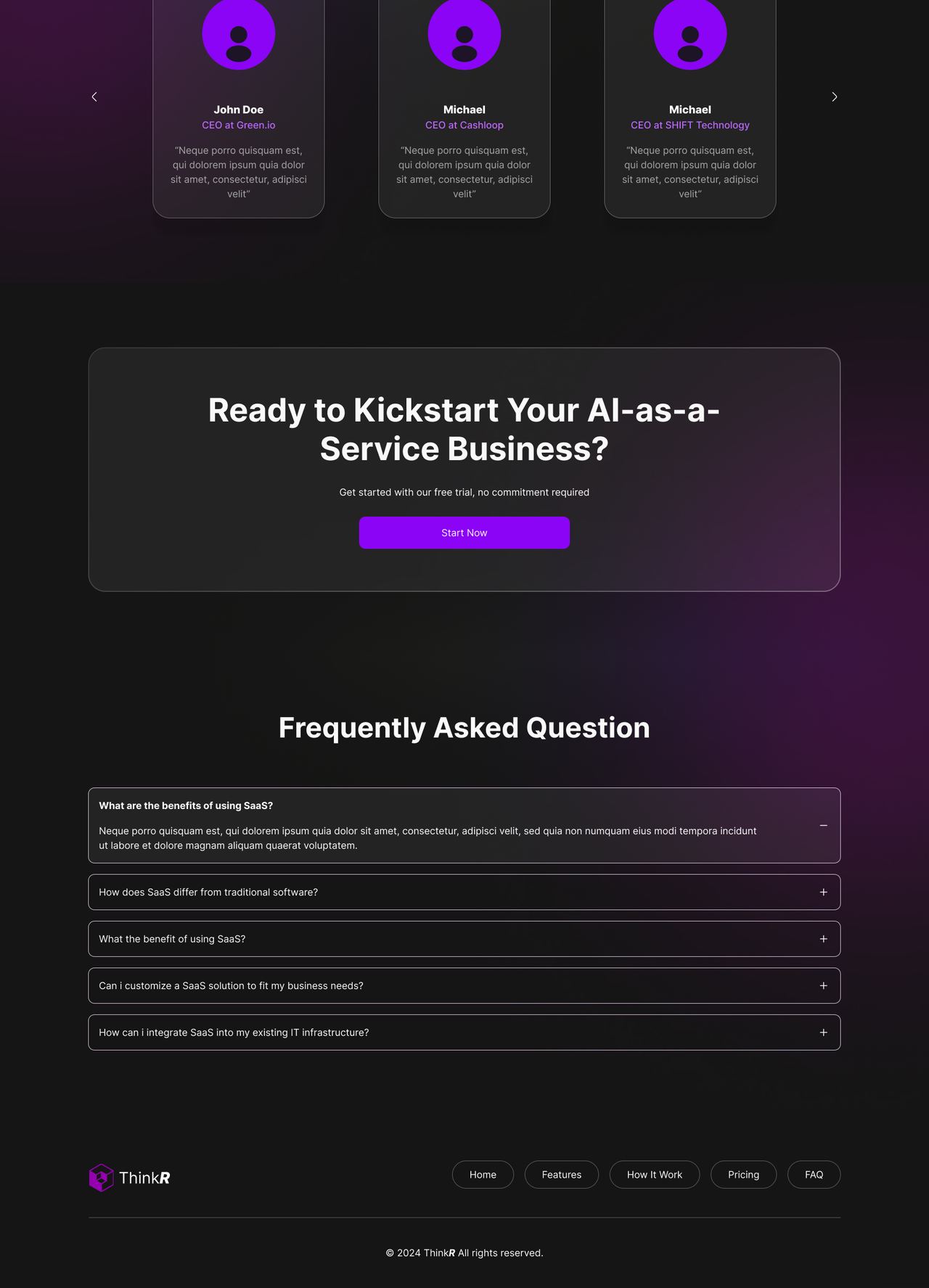 ThinkR — AI SaaS Landing — image 3