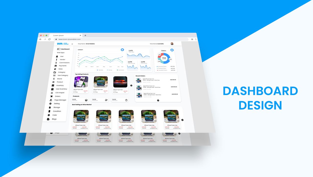 Wise Market — Admin Dashboard — image 1