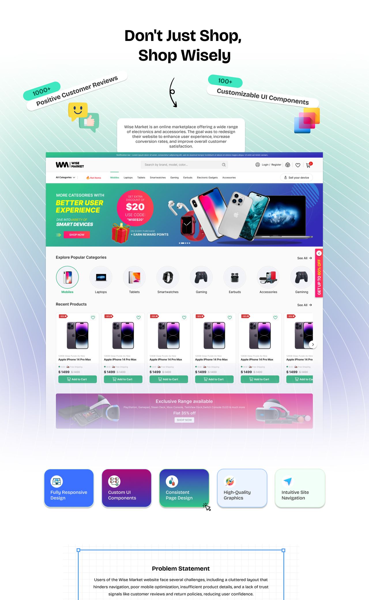 Wise Market — E-commerce Design System — image 1