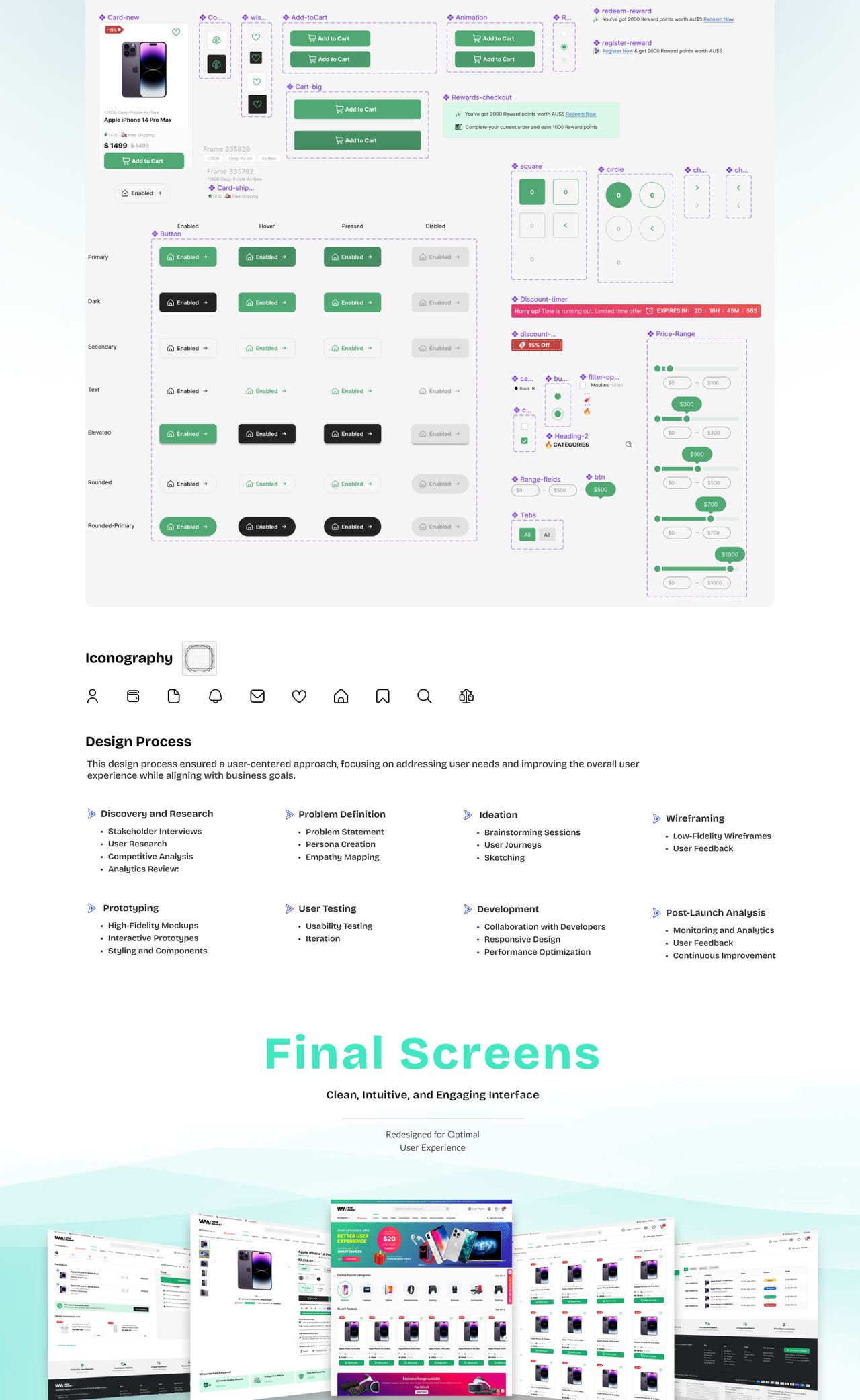 Wise Market — E-commerce Design System — image 5